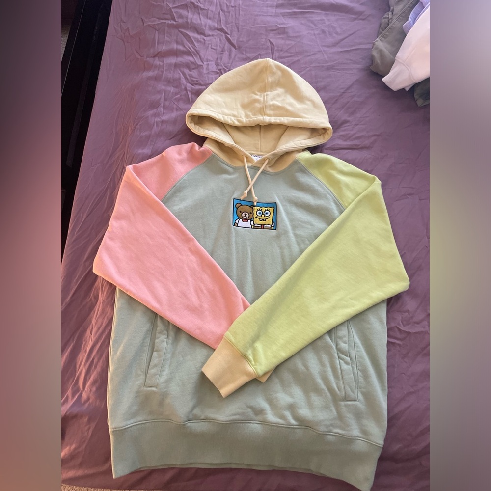 Teddy Fresh x SpongeBob Hoodie Colorblock Limited Edition 2020
